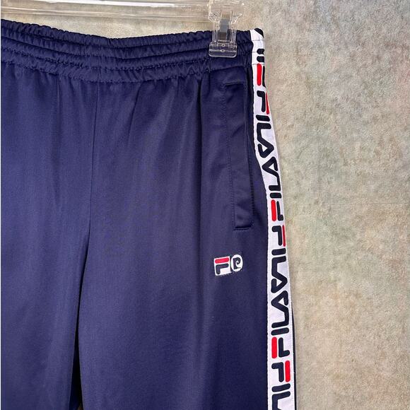Fila Pierre Cardin Track Pants Womens Sz S Navy Blue Urban Outfitters Logo - Picture 3 of 8